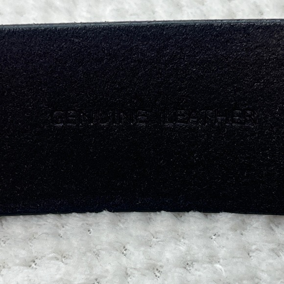 Lauren Ralph Lauren Black Leather Western Concho Belt Turquoise Stone Size M - Picture 10 of 12